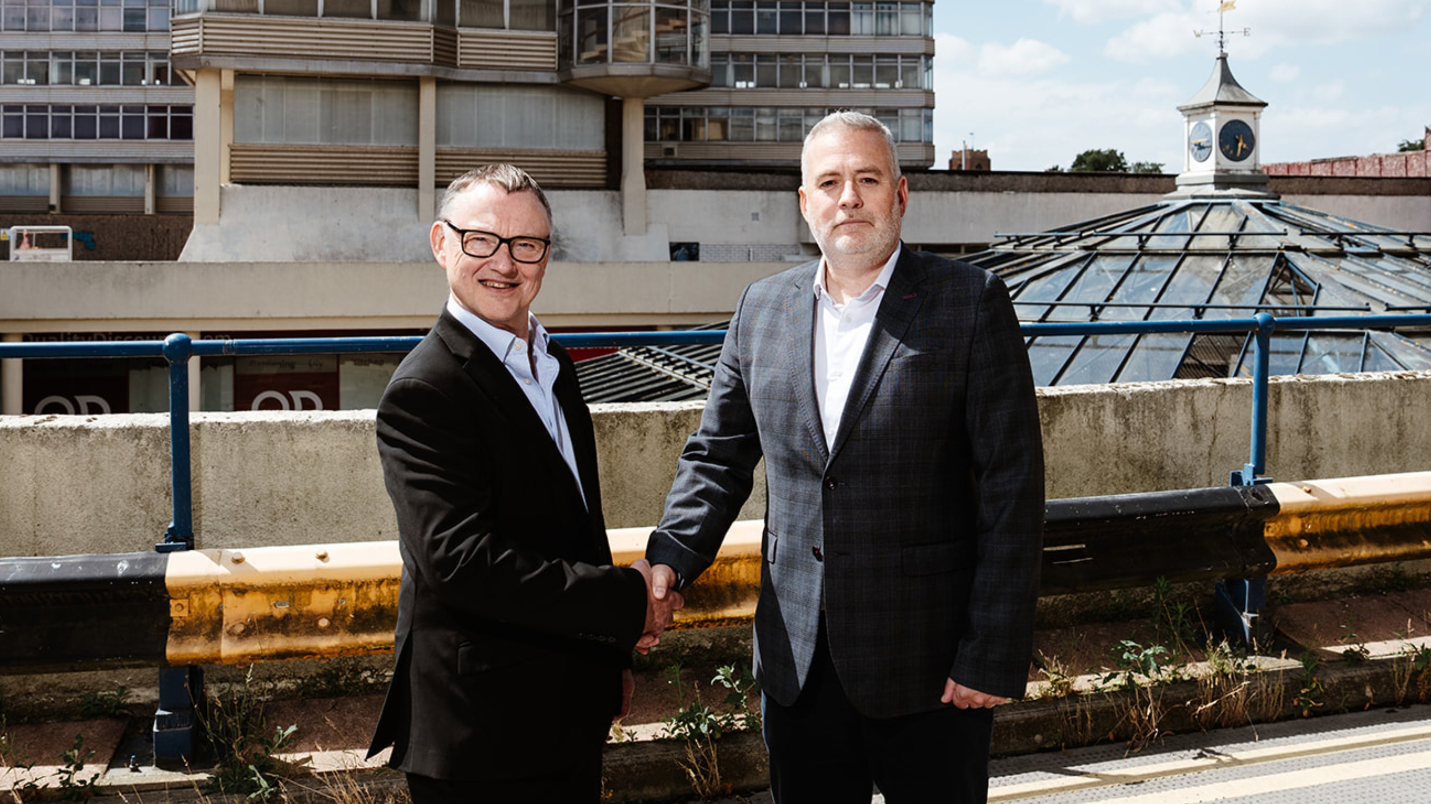 Mike Stonard, Norwich City Council and Ben Luckett, Aviva