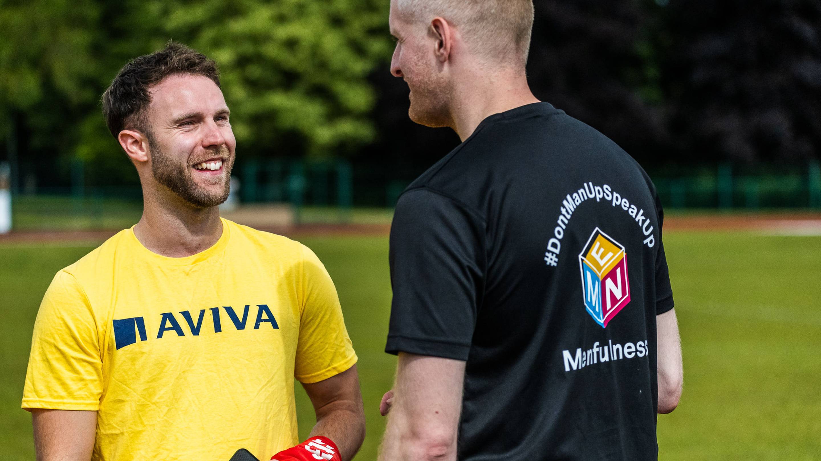People from Aviva and Menfulness at the 2024 tournament