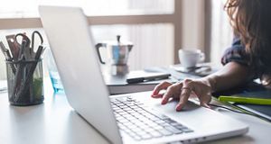 Person on laptop
