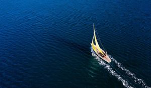 Boat in sea