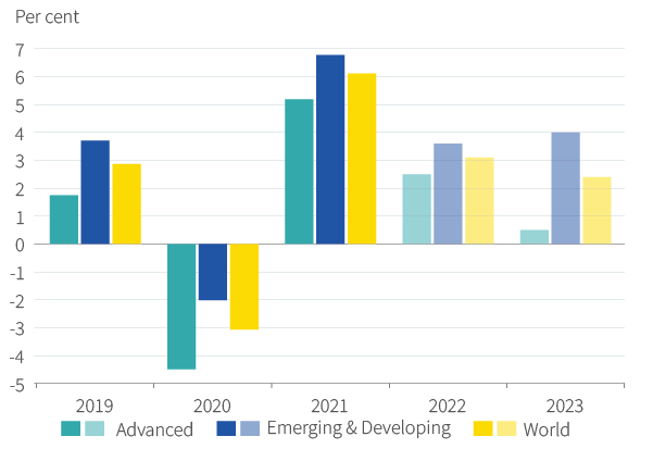 Figure 2. Global growth projections