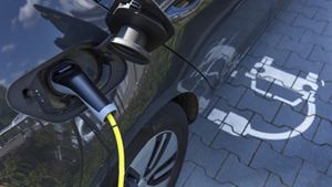 Electric car charging point