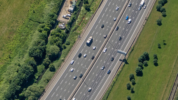 Driving on the motorway