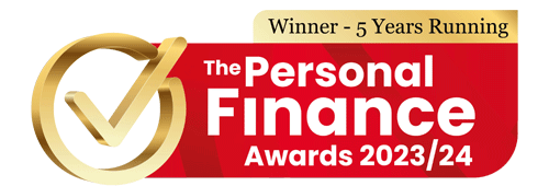 winner 5 years running the personal finance awards 2023/24