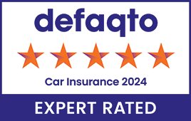 Defaqto 5 Star Rated car insurance logo