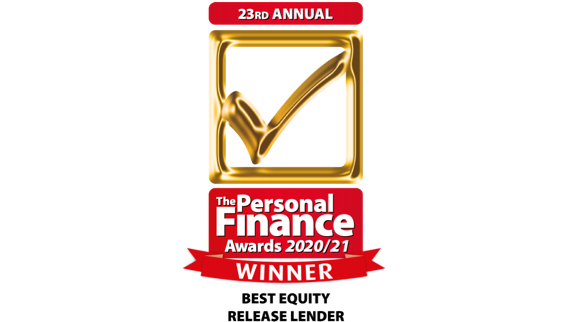 Personal Finance Awards winner of Best Equity Release Lender