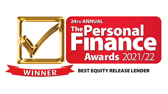 Personal Finance Awards winner of Best Equity Release Lender
