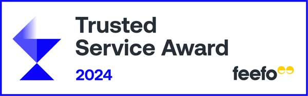 Feefo Trusted Service Awards 2024