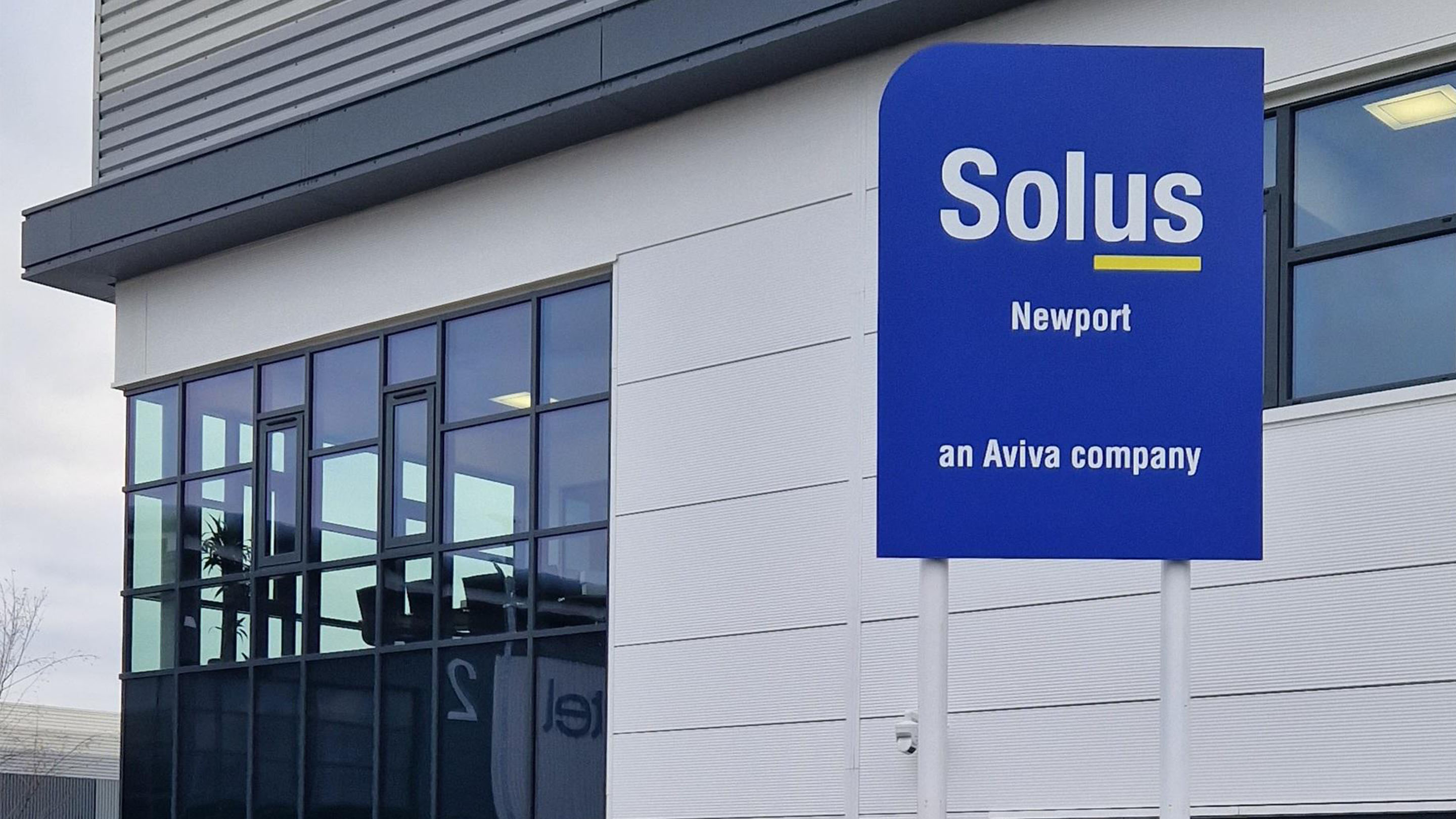 Close up of Solus vehicle repair centre in Newport 