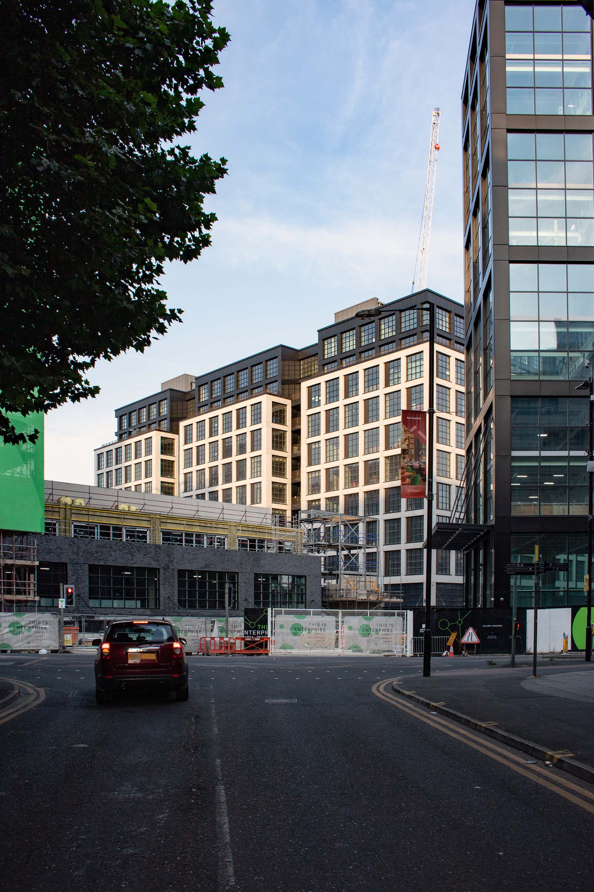 Enterprise City, taken in July 2022