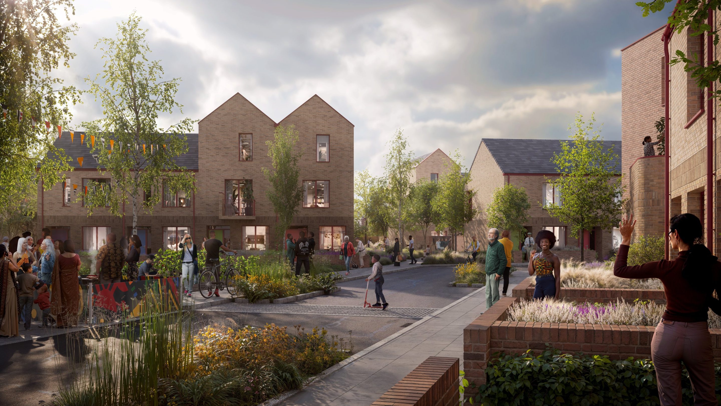 A CGI picture of Moston Lane