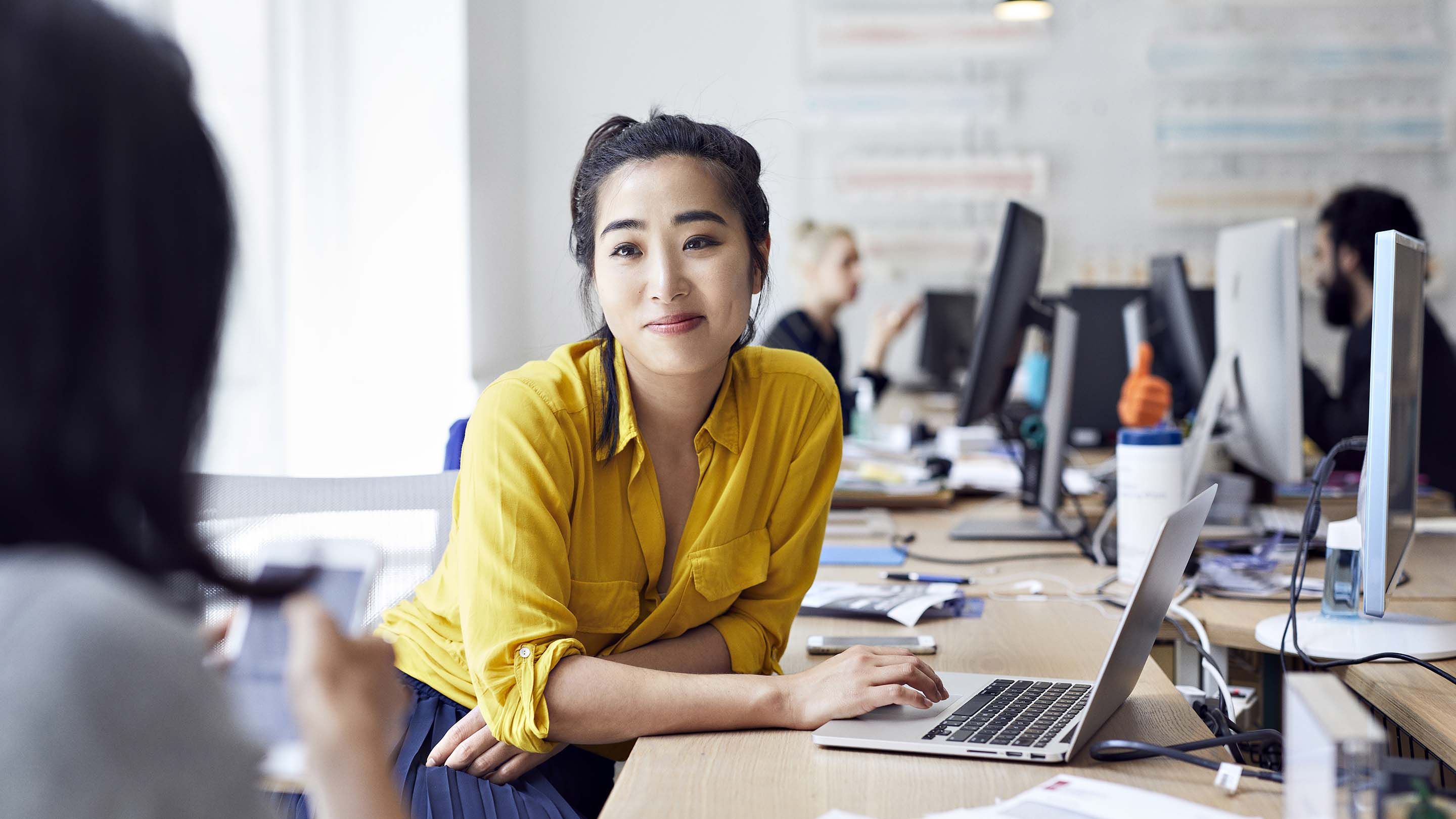 Woman working in office