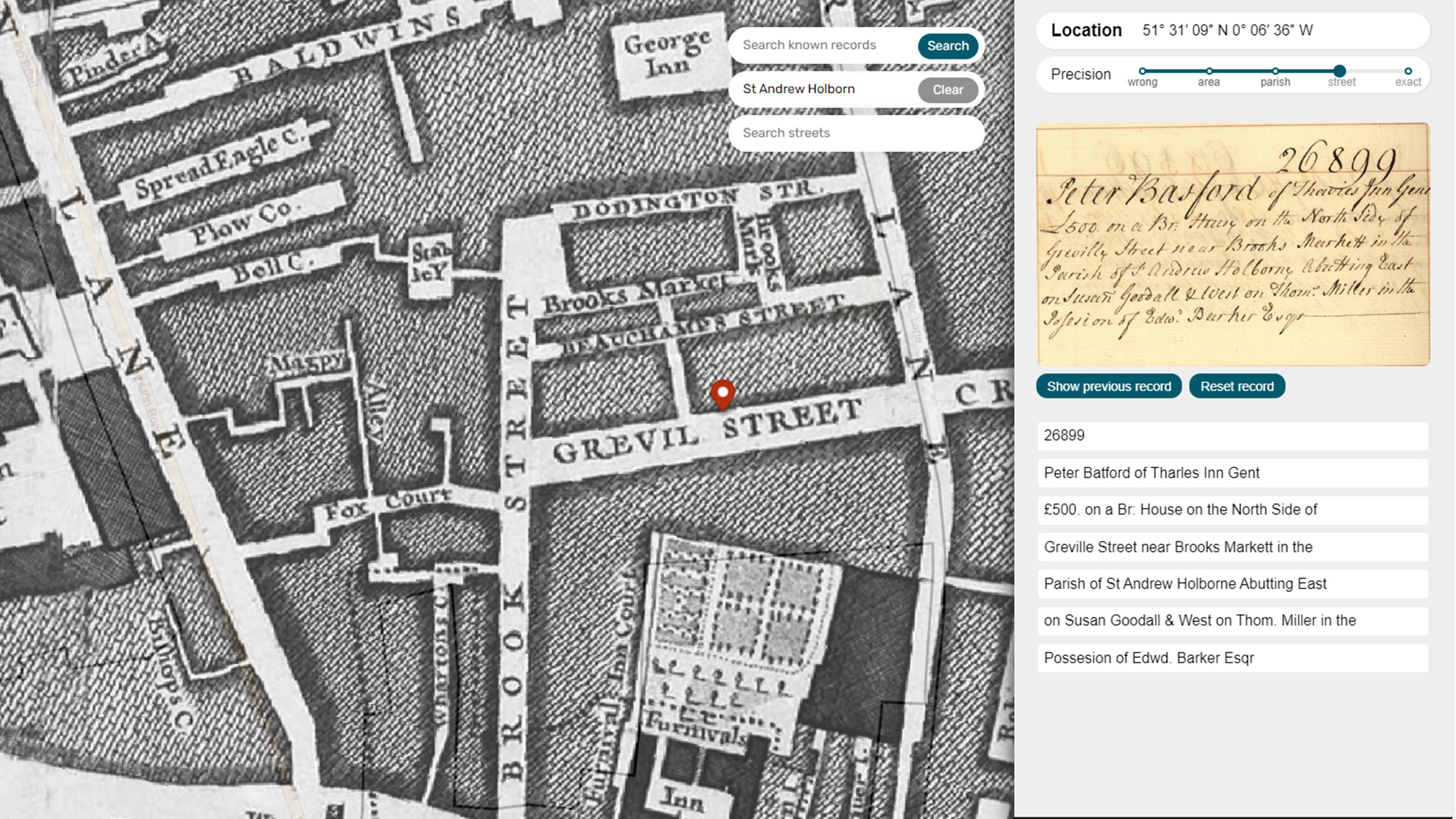 Archives mapping tool