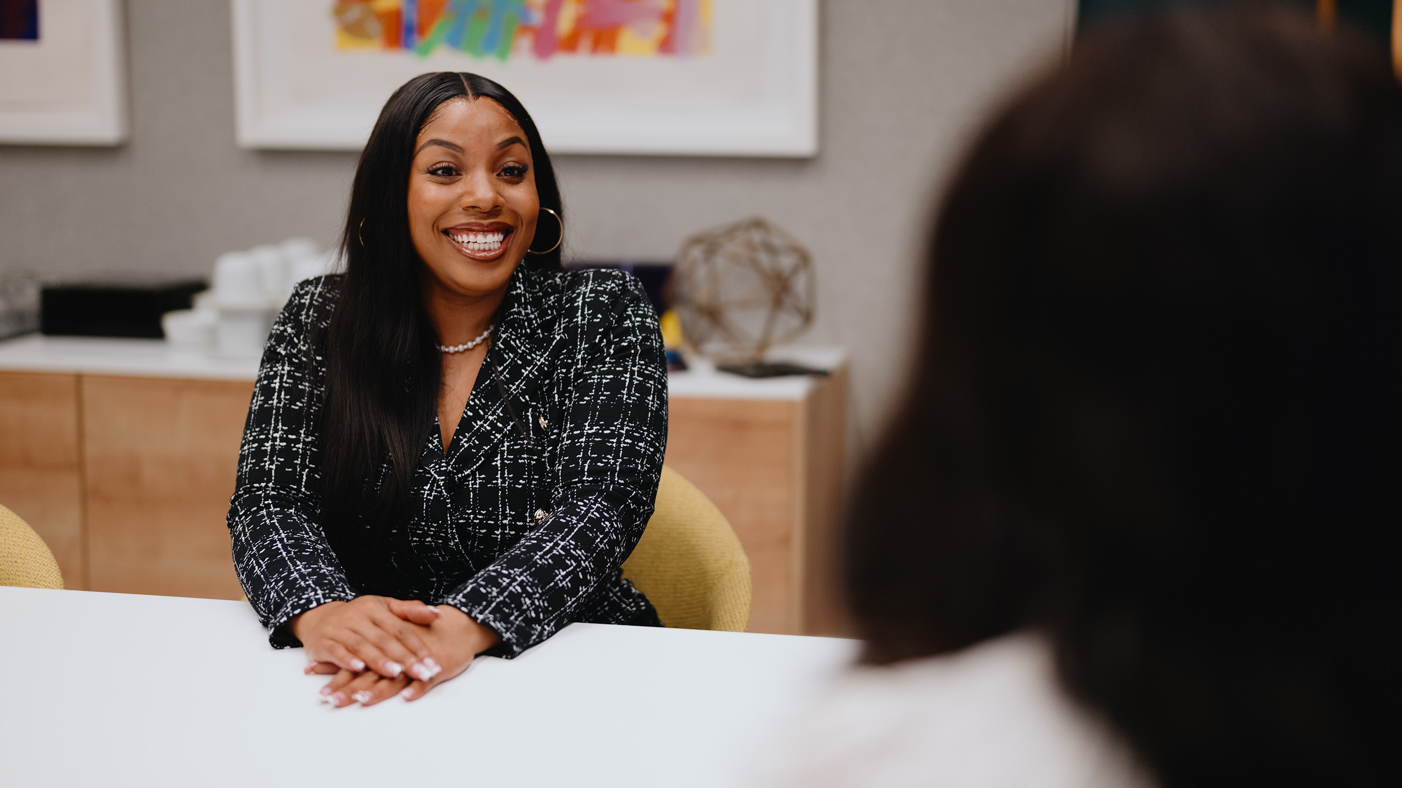 Camille at our London office