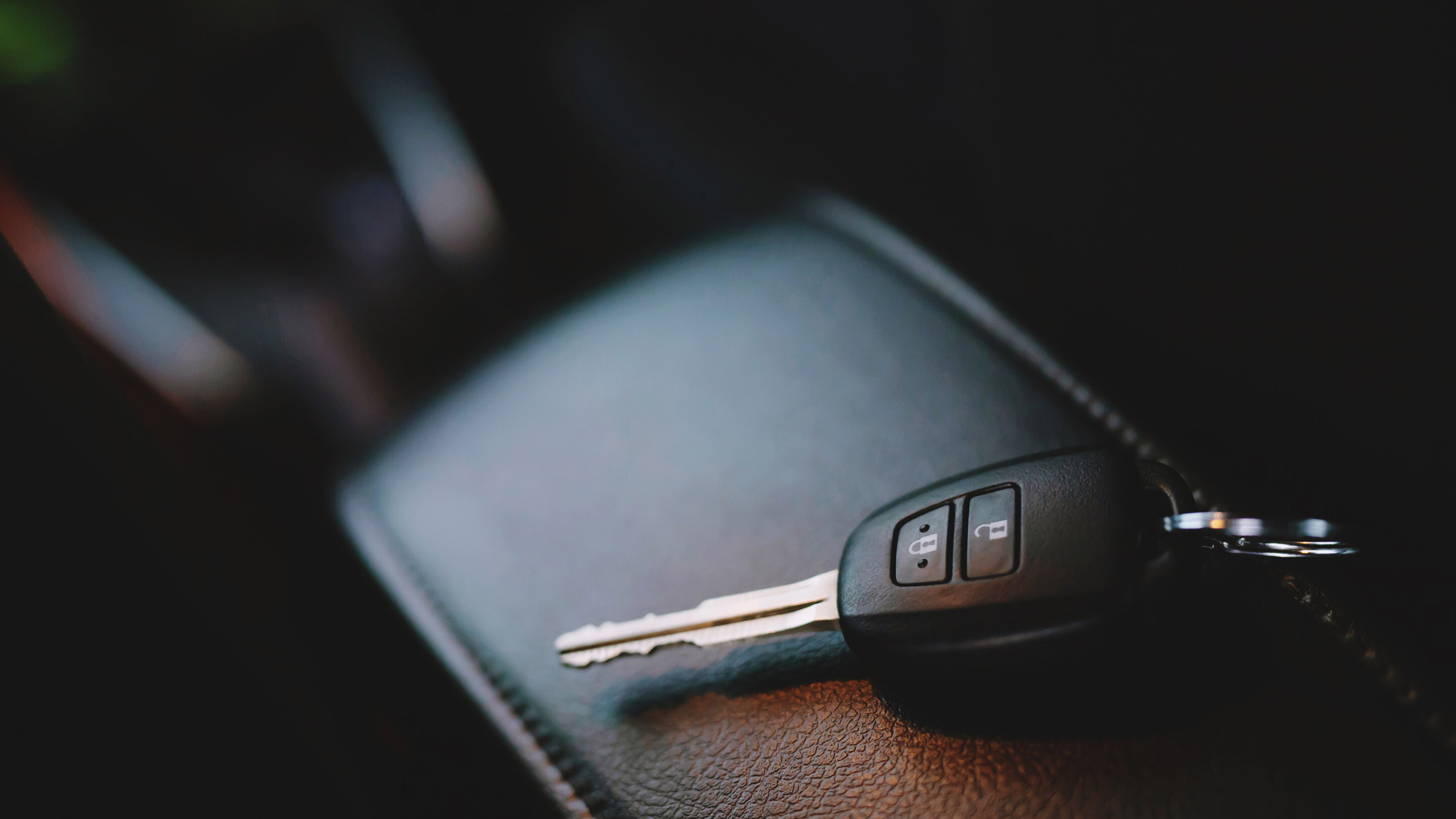 Car key and security alarm