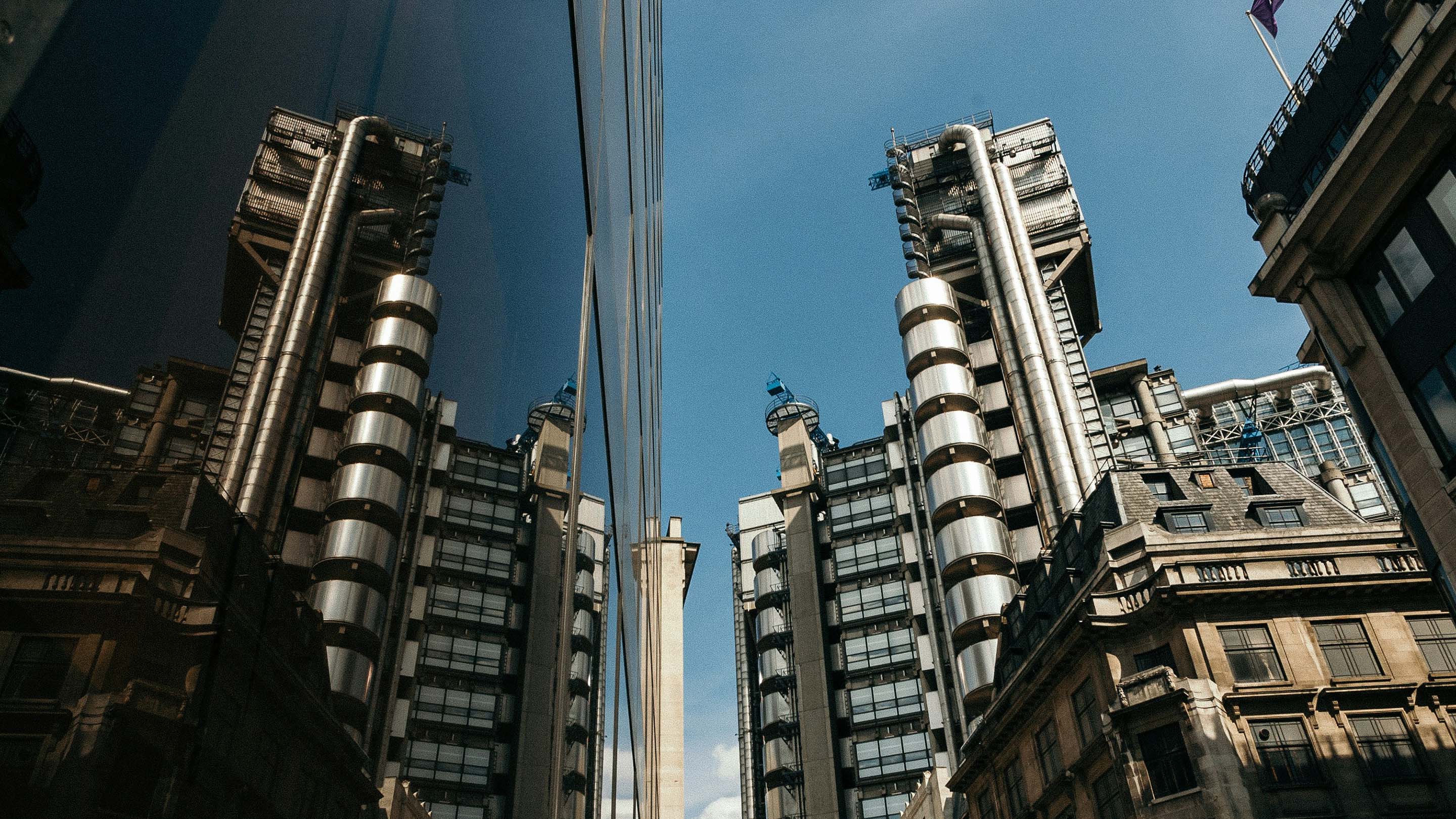 The Lloyd's Building in the City of London