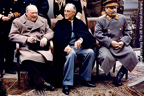 picture - Churchill, Roosevelt, Stalin