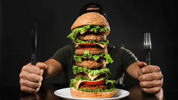 giant hamburger