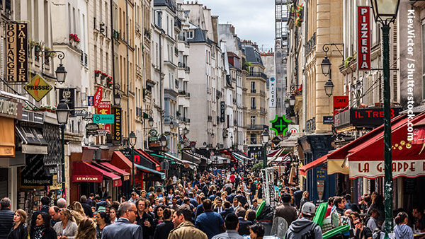 Street in Paris, France