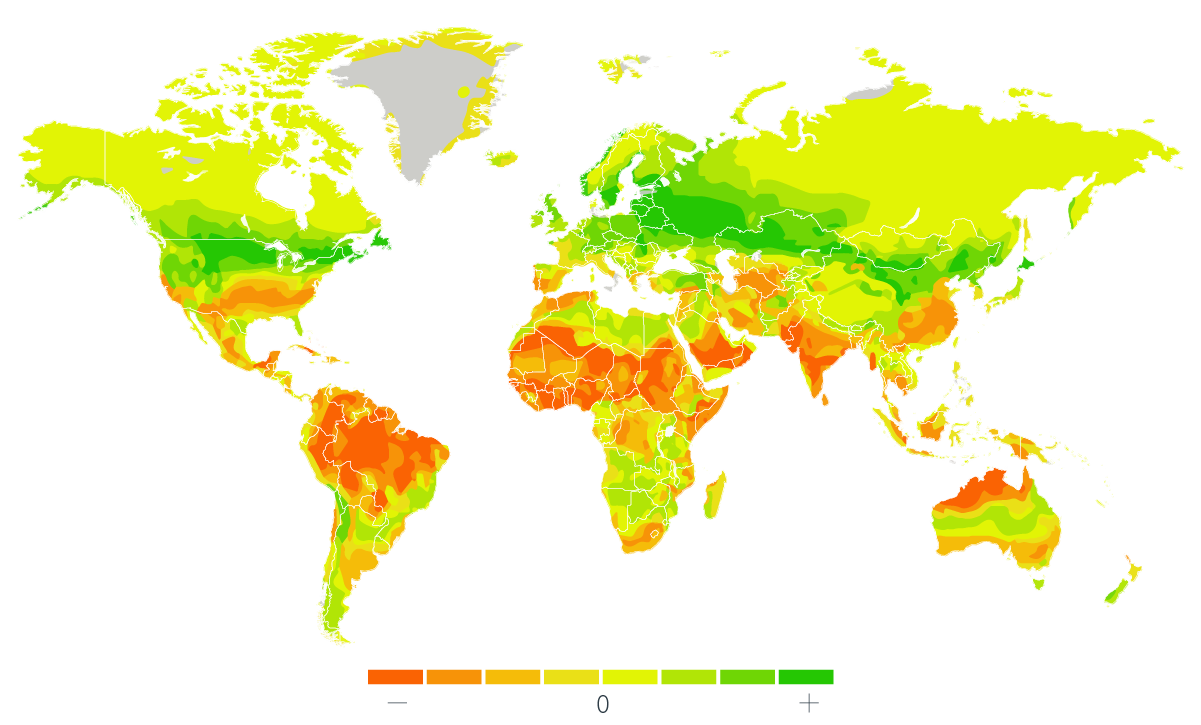 The changing human climate niche by 2070