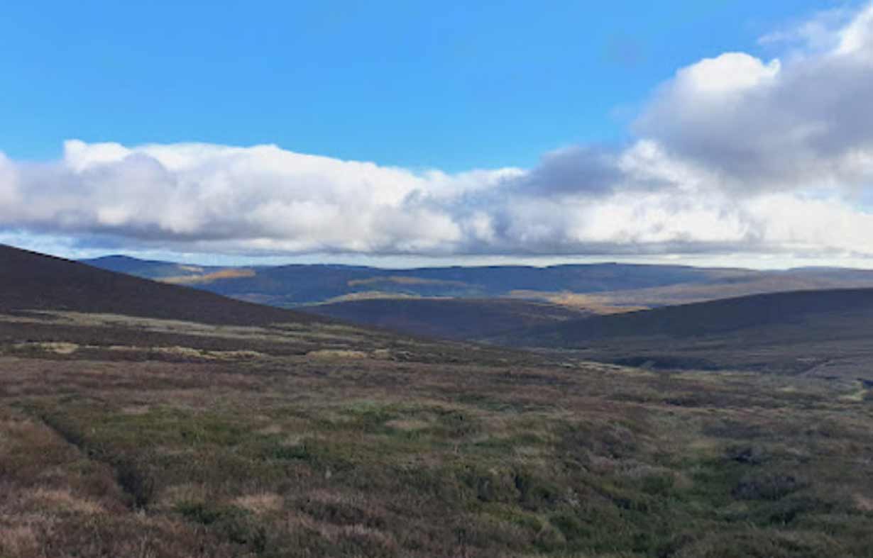 Glen Dye Moor map