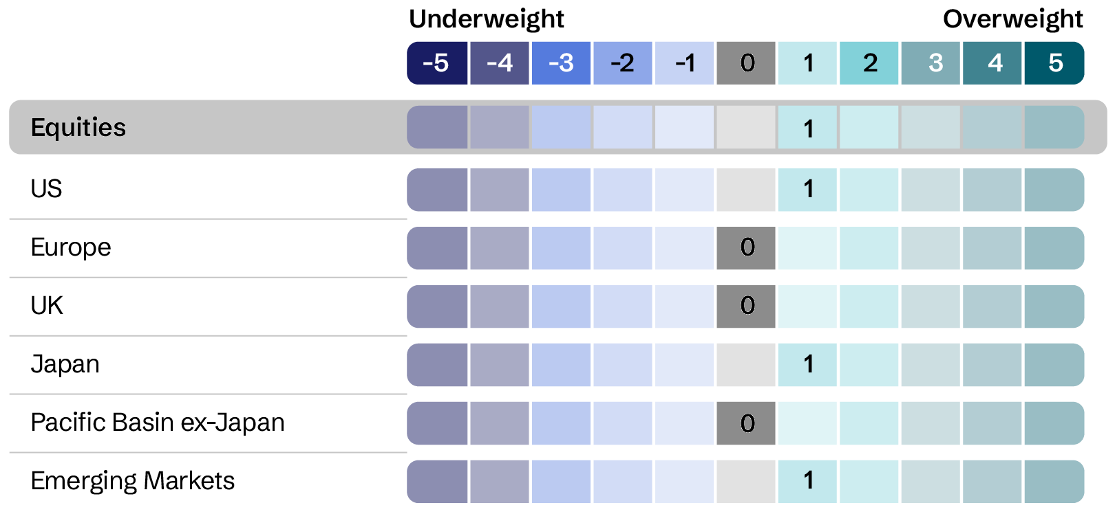 Asset allocation - Equities