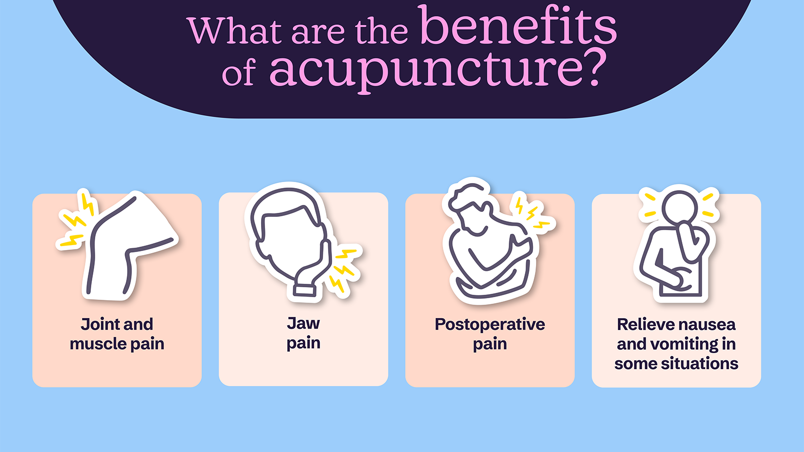 what are the benefits of acupuncture infographic