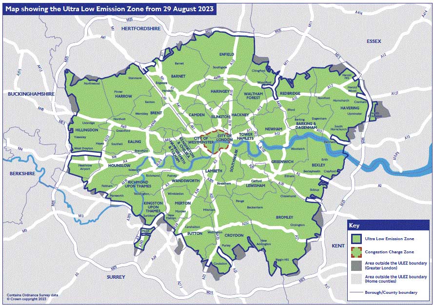 London ULEZ Map