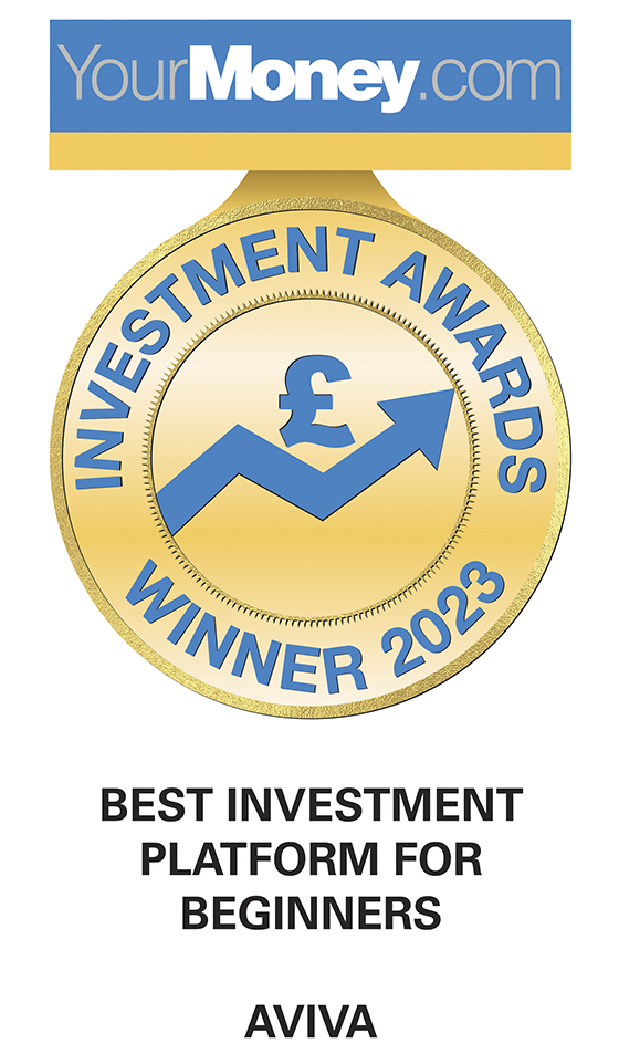 Award logo: YourMoney.com Investment Awards winner - Best investment platform for beginners