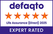 Defaqto Over 50s life assurance 2025 5 star expert rated