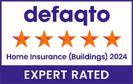 Defaqto 5 Star rated home insurance