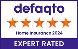 Defaqto 5 Star rated home insurance