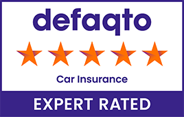 Defaqto 5 Star Rated car insurance logo