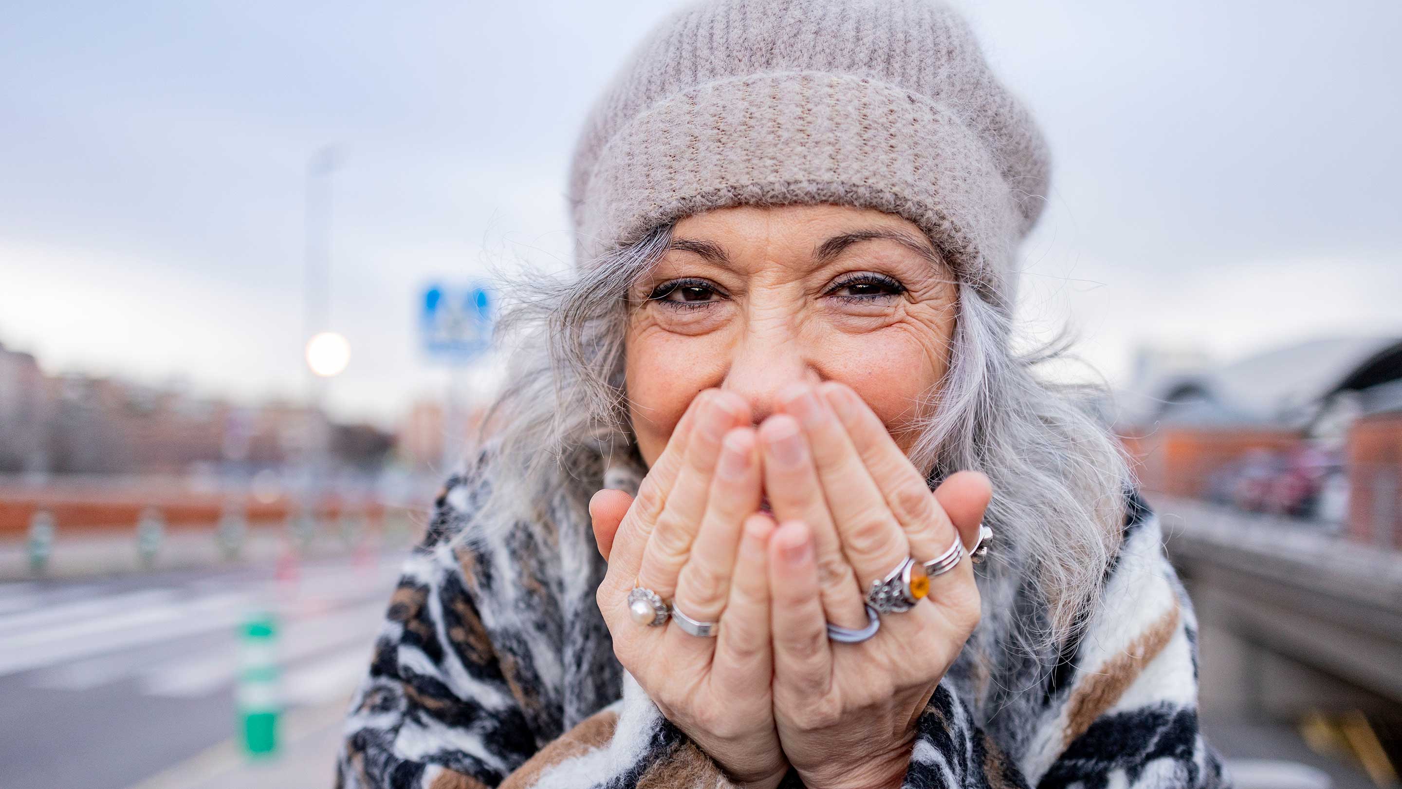 Portrait of an elderly woman