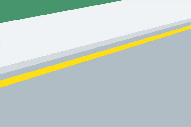 road markings – single yellow lines – Aviva Ireland