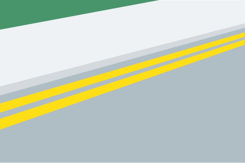 Irish road markings – double yellow lines – Aviva Ireland