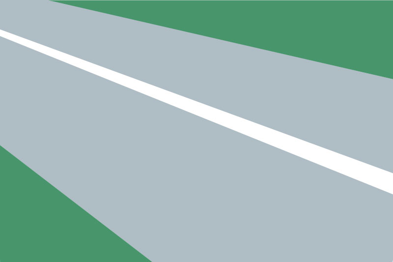 Irish road markings – single solid white line – Aviva Ireland