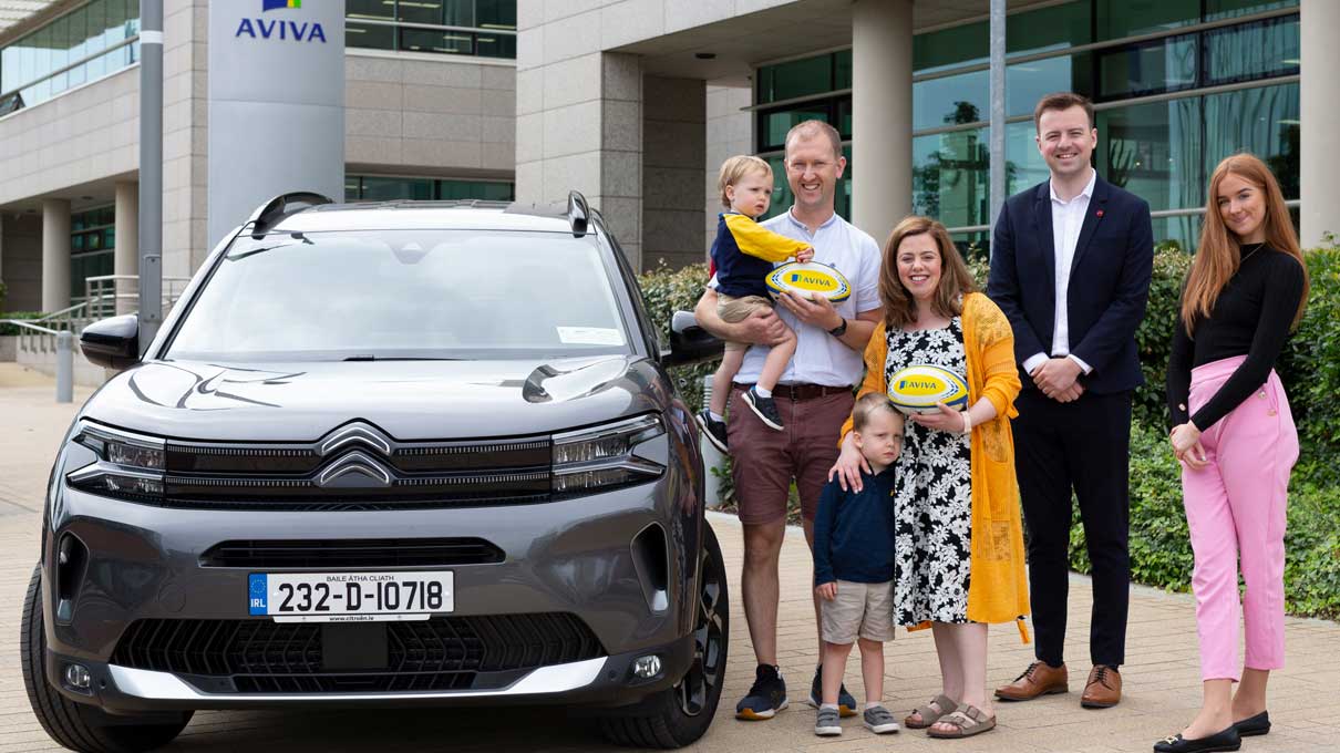 The Murphy family on the Great Aviva Road Trip