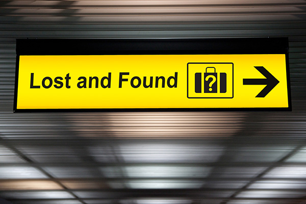 Find lost sales baggage