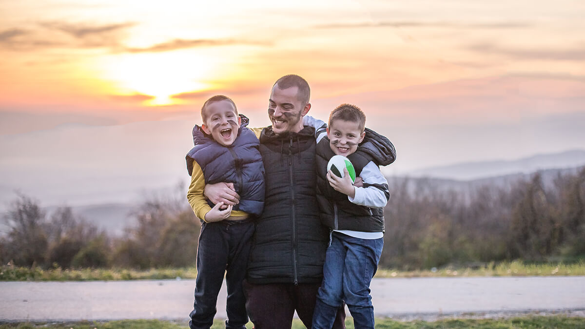 Aviva my future - father and sons