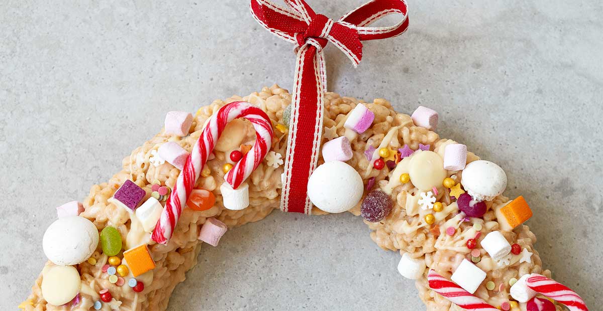 Rice Krispie Wreath