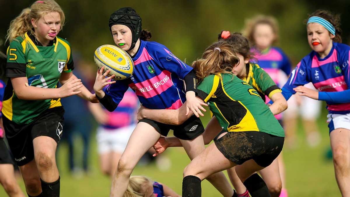 Aviva Mini Rugby 2019 Provincial Festivals - kids playing rugby