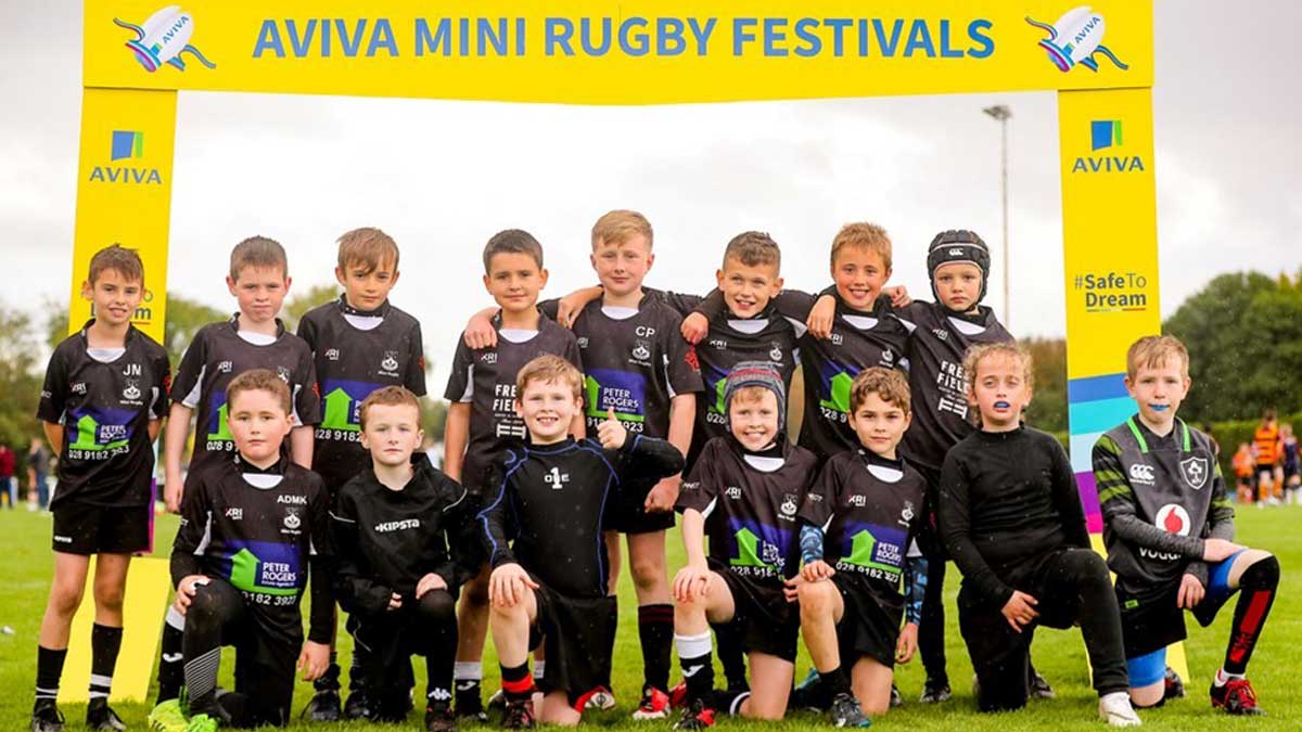 Aviva Mini Rugby 2019 Provincial Festivals - team photo
