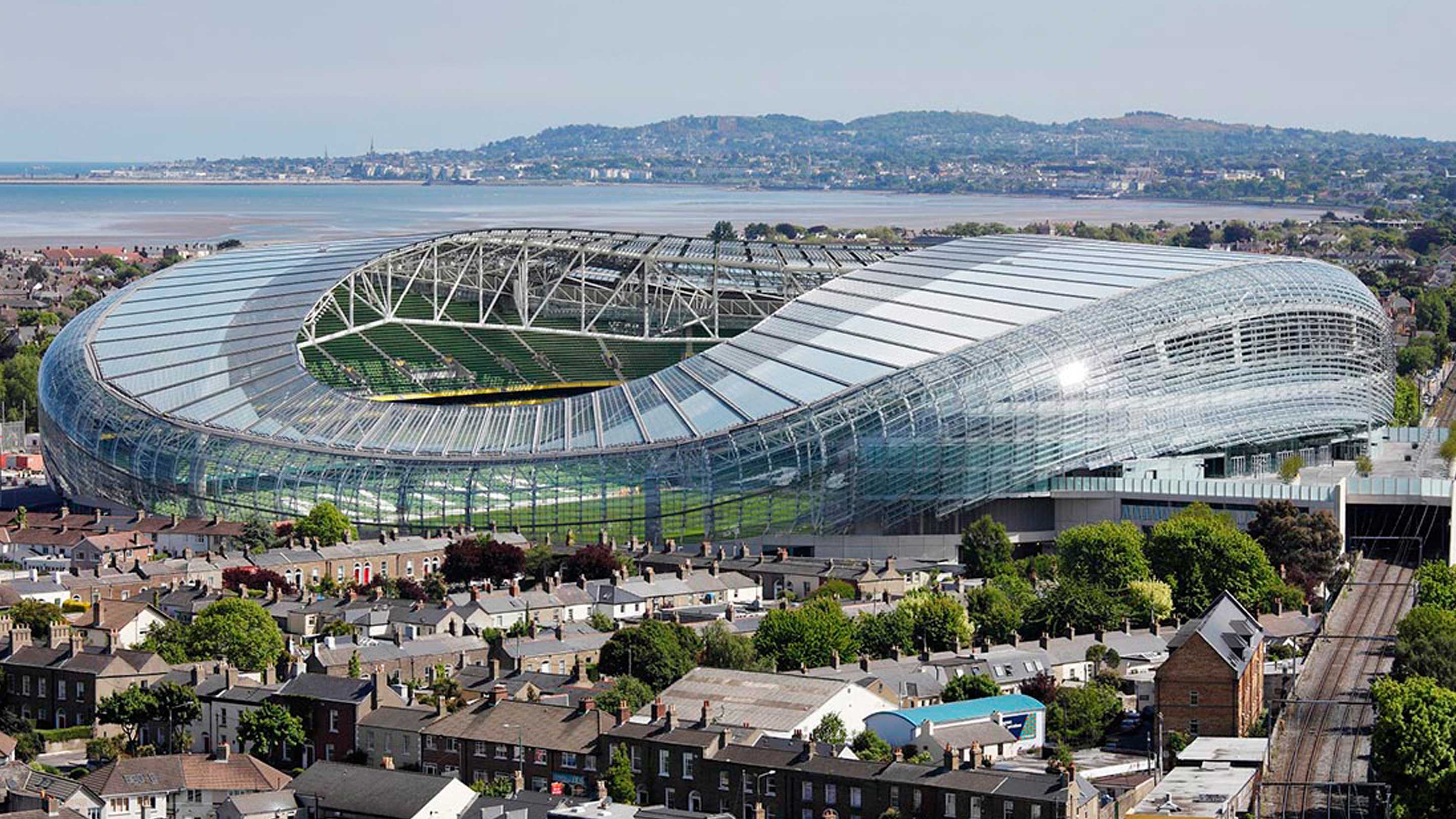 Aviva Stadium from a distance